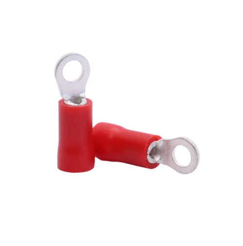 Double Grip Ring Terminal TPE Insulated, 0.5mm2, 1.5mm2, M3, Red