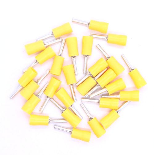 Pin Terminal TPE Insulated, 4-6mm2, 13.5mm Barrel, Yellow