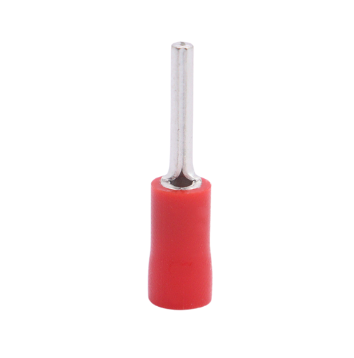 Pin Terminal TPE Insulated, 0.5-1.5mm2, 10.4mm Barrel, Red