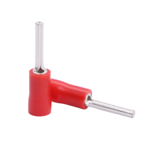 Double Grip Pin Terminal TPE Insulated, 0.5-1.5mm2, Red