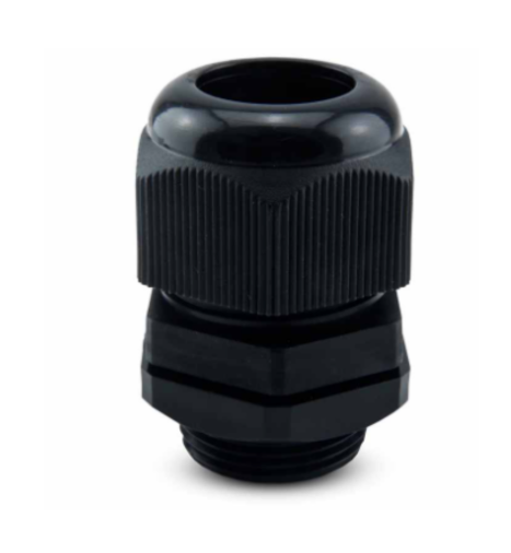 Standard Long Thread Cable Gland Thread OD 32mm -  Max Cable 25mm Black