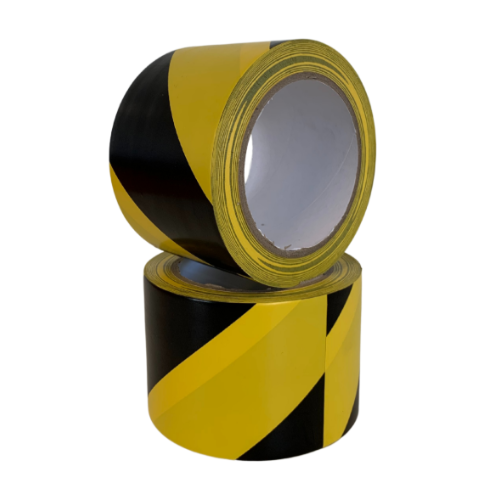 Hazard Tape, Yellow & Black, 50mm x 30m